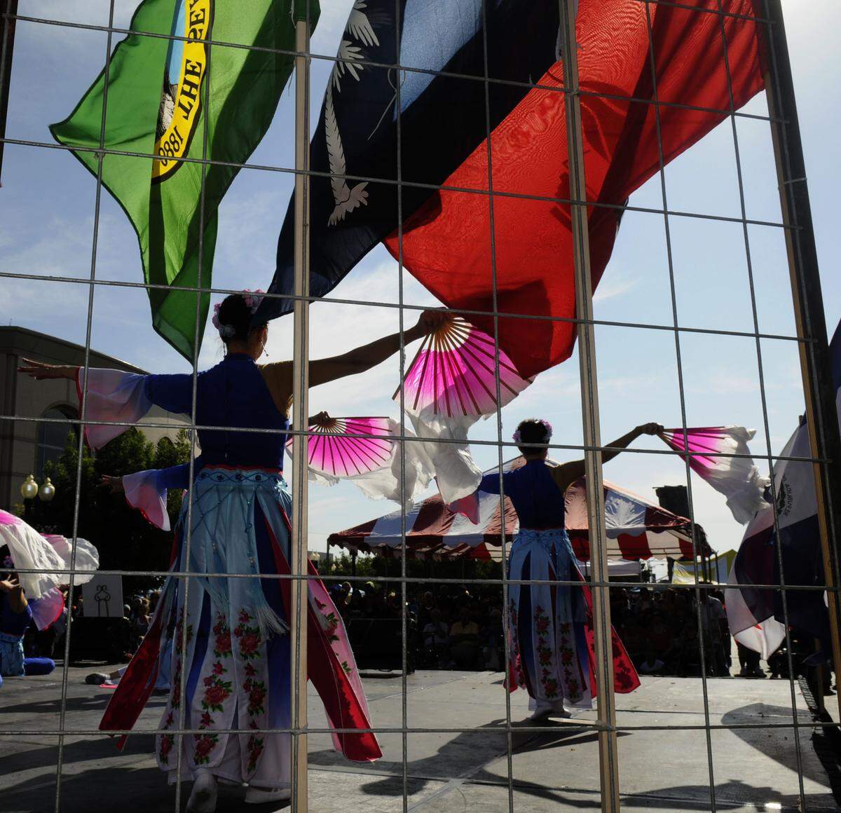Dancers perform at a past year’s International Heritage Festival. 