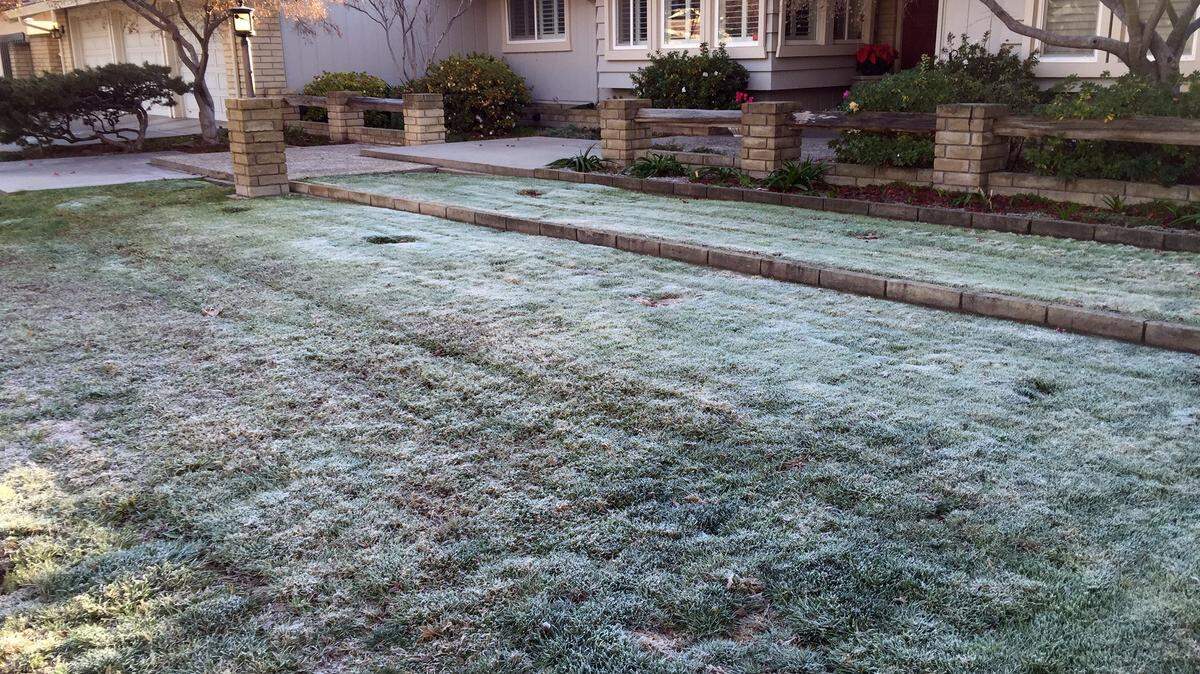 Temperatures in the Modesto region are expected to dip into the 20s on Monday.