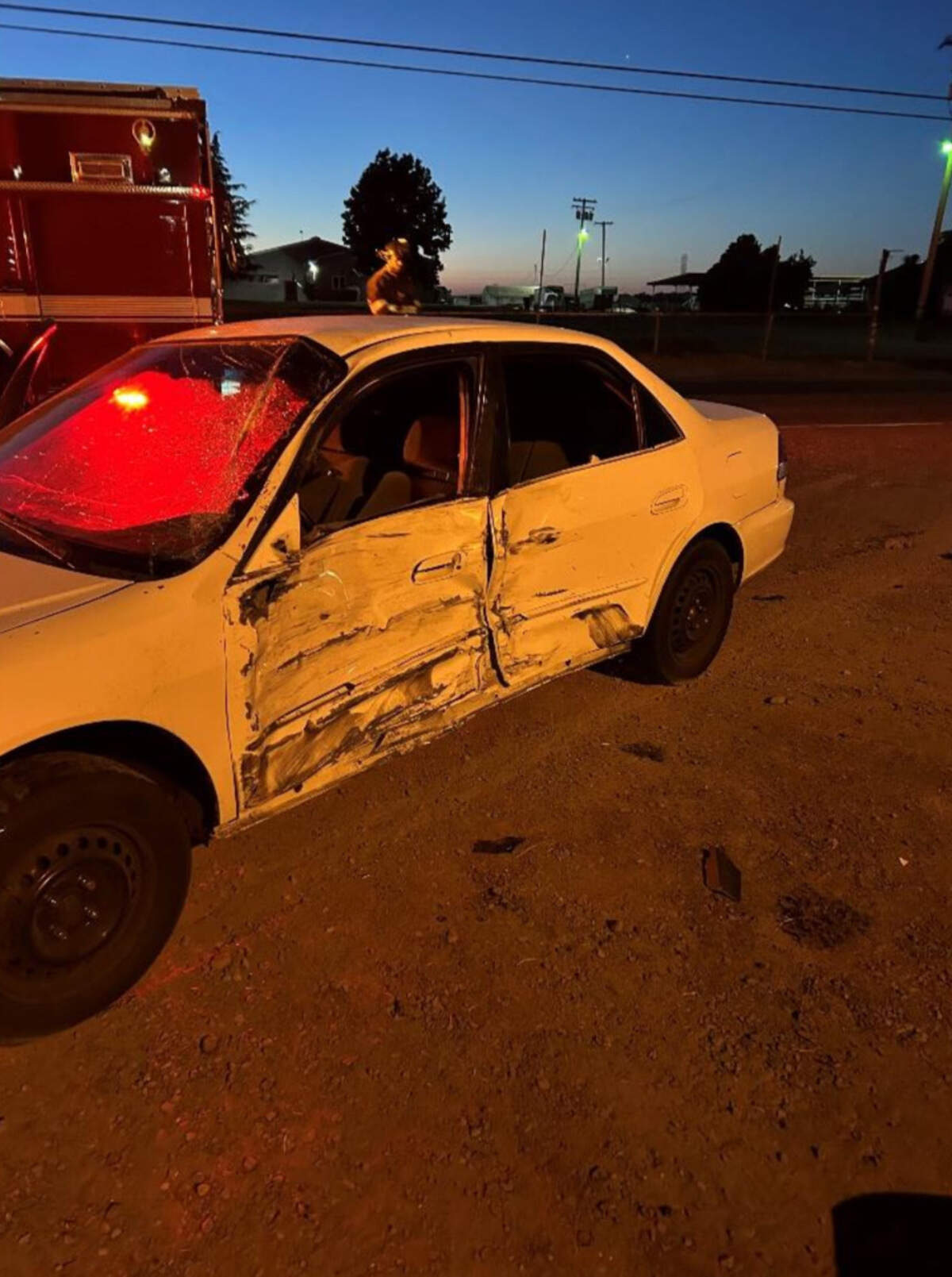The 2001 Honda Accord involved in a fatal crash on Friday, August 1, 2025.