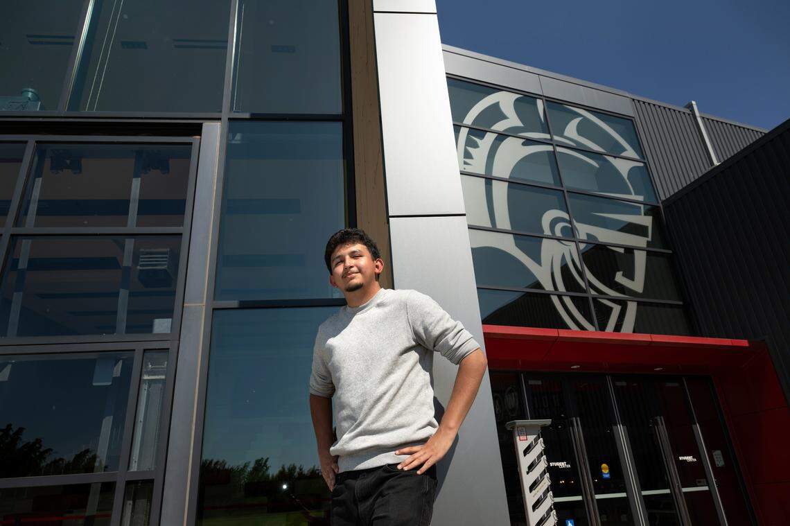 Esteban Verdin, 19, is a third year computer science student at California State University, Stanislaus in Turlock. Photographed Thursday, June 15, 2025.