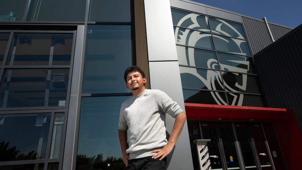 Esteban Verdin, 19, is a third year computer science student at California State University, Stanislaus in Turlock. Photographed Thursday, June 15, 2025.
