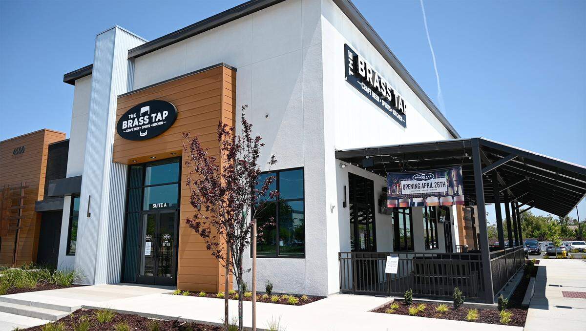 The Brass Tap in Modesto, Calif., on Friday, April 23, 2021.