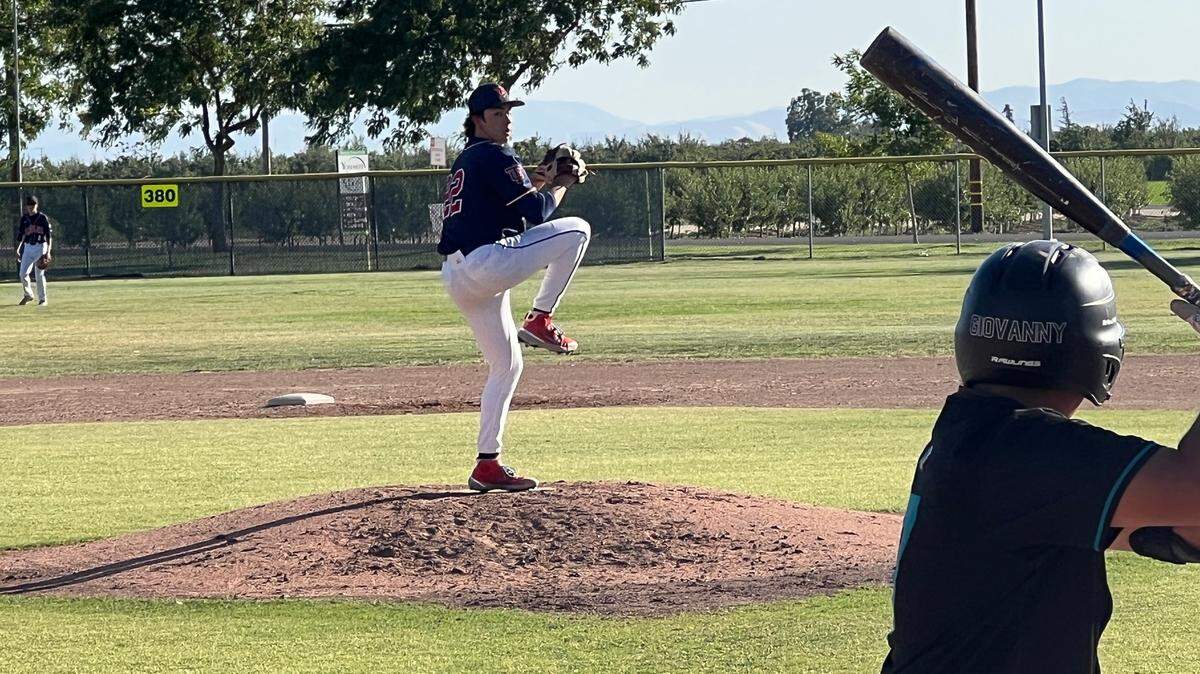 Turlock Christian and pitcher Gavin Farinha beat Mendota 6-0 in the CIF Northern California Regional Championships on Tuesday, May 31, 2022.