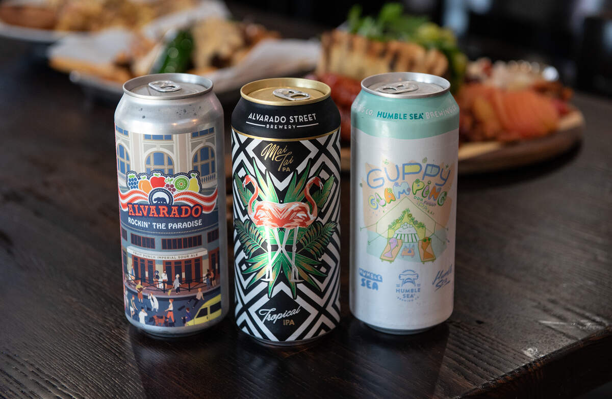Select micro brews at Ranch Hand restaurant in Hughson, Calif., on Thursday, July 28, 2022.