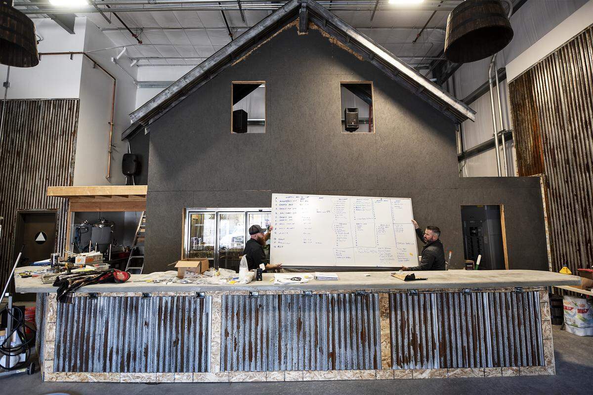 Owners Josh Malcom, Joe Novotny, and Dan Wood are opening a new brewery called Dying Breed Brewing in Oakdale. Photographed in Oakdale, Calif., on Tuesday, Feb. 4, 2020.