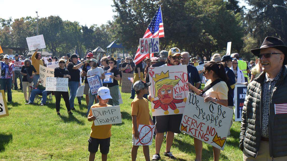 Modesto’s ‘No Kings’ protest leave residents feeling inspired, fired up | Opinion