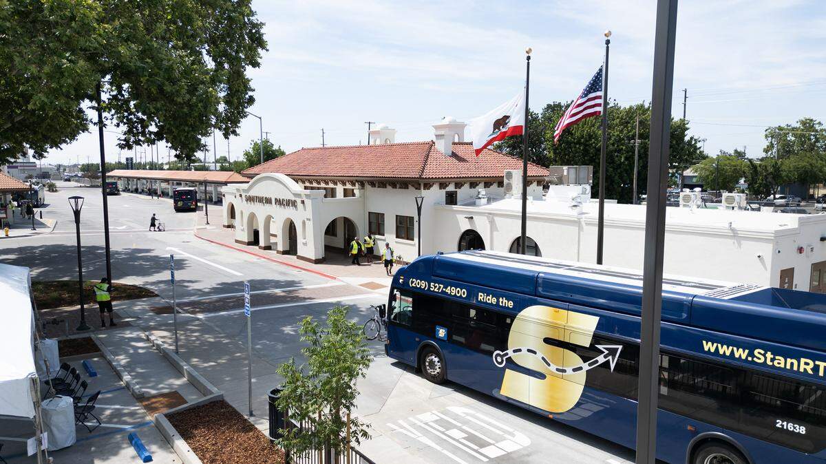 Centro de Tránsito de Modesto en Modesto, California, el jueves 15 de junio de 2023.