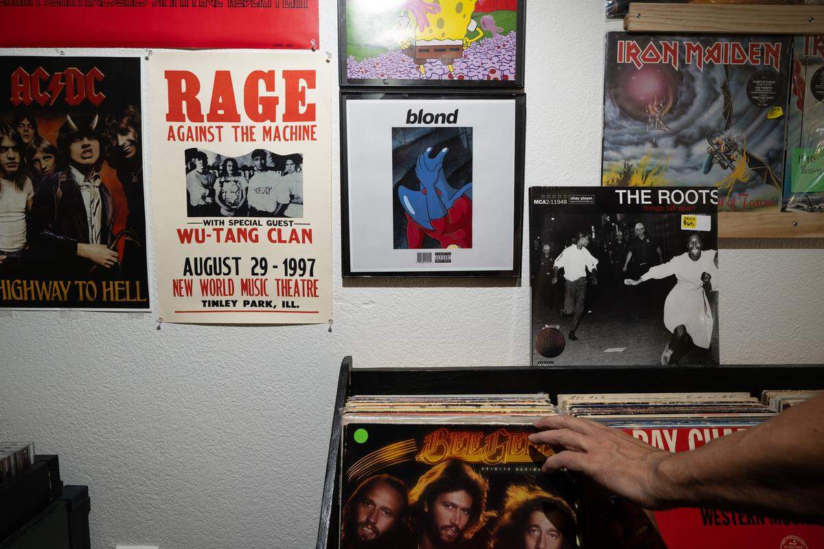 Broken Records sells vintage and other rare records in Modesto, Friday Aug. 22, 2025.
