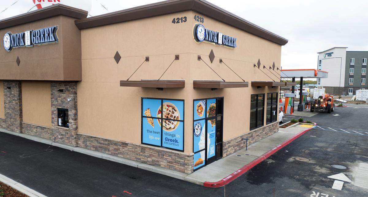 Nick The Greek restaurant will open Dec. 3 at Ceres Gateway Center in Ceres, Monday, Nov. 25, 2024.