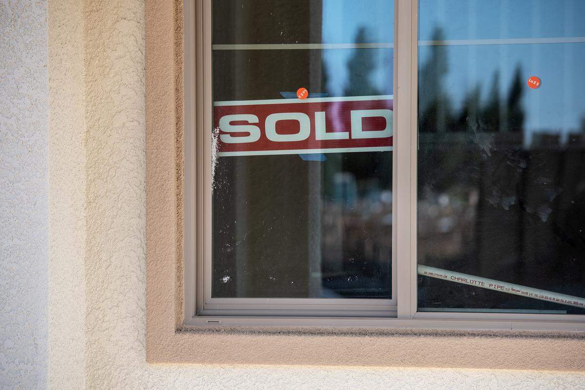 New homes are quickly being bought at The Trails in the Village One neighborhood in Modesto, Calif., on Friday, July 16, 2021.
