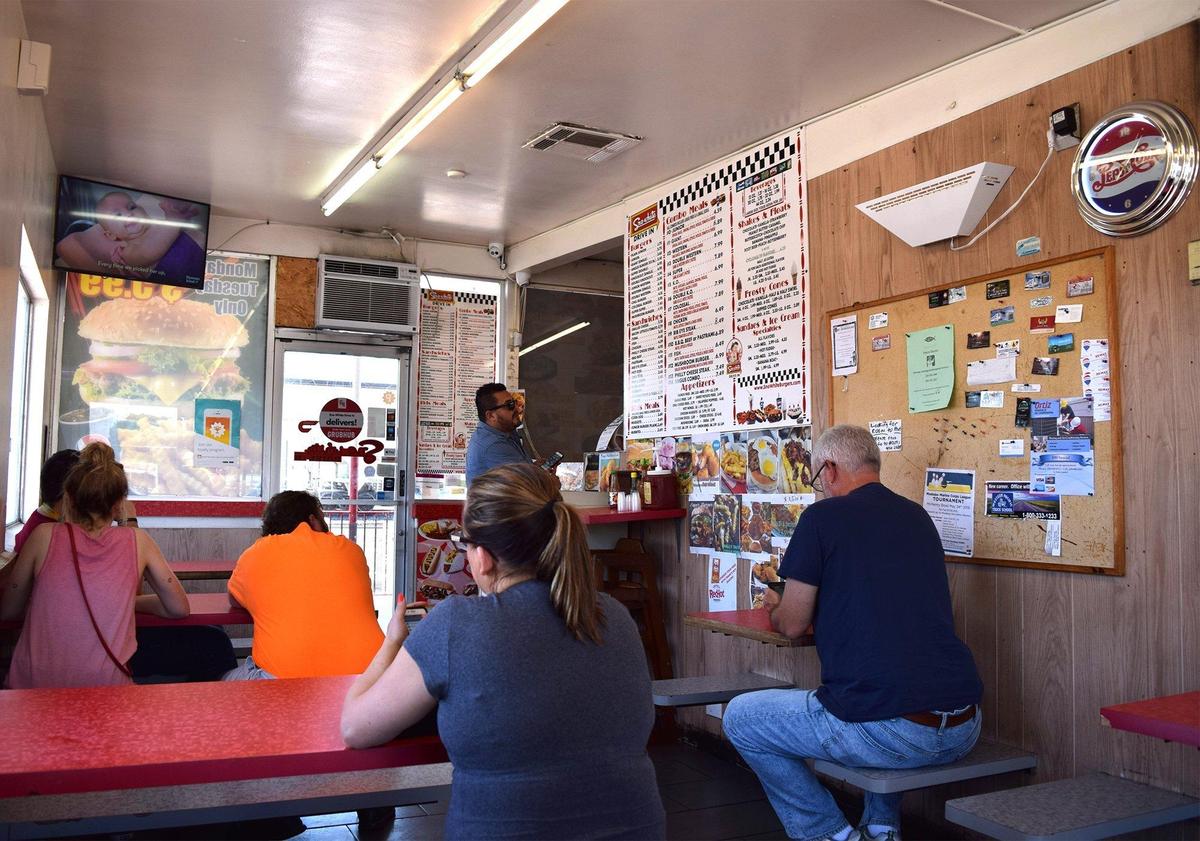 The interior of Sno-White Drive-In is pictured Wednesday afternoon June 5, 2019 in Modesto, Calif..