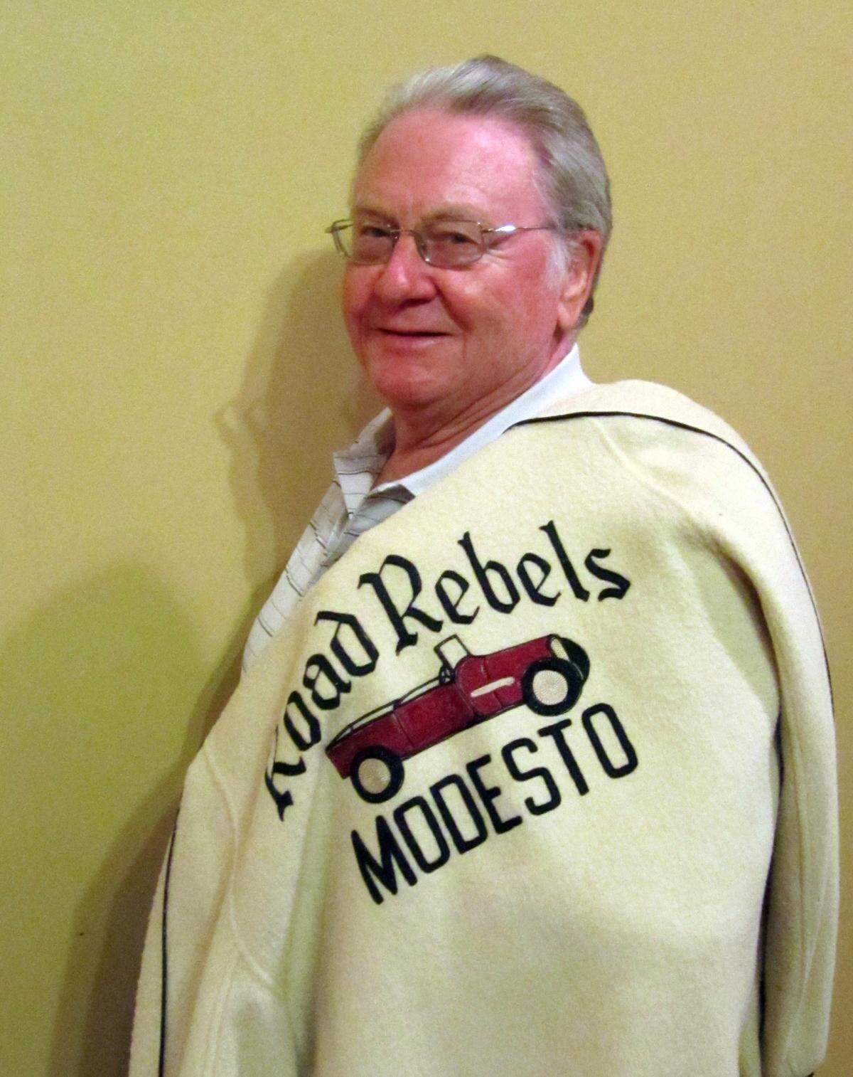 Terry McGrath’s Road Rebels jacket will be displayed in the Graffiti USA Classic Car Museum of Modesto once completed.