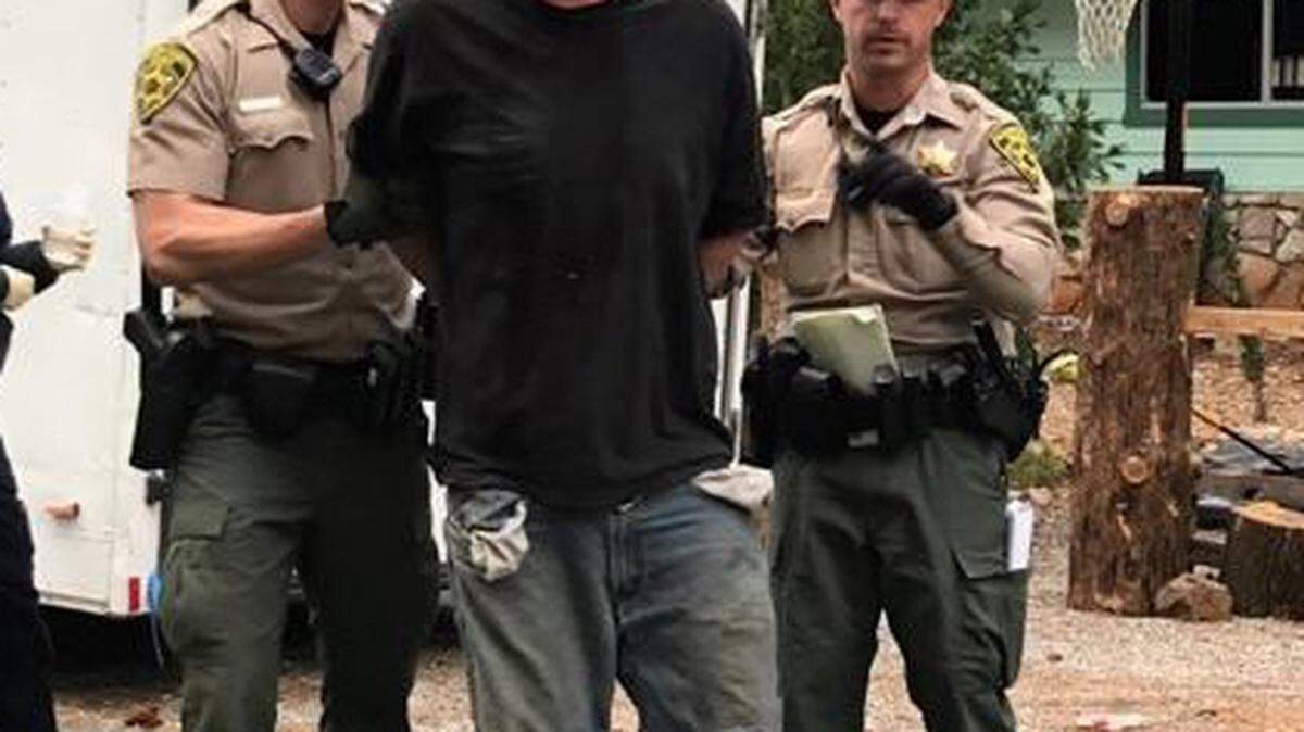 Jamie Buchanan, 42, was arrested Wednesday (11-08-17) after a day-long standoff in connection with a robbery at a marijuana grow site in Calaveras County.