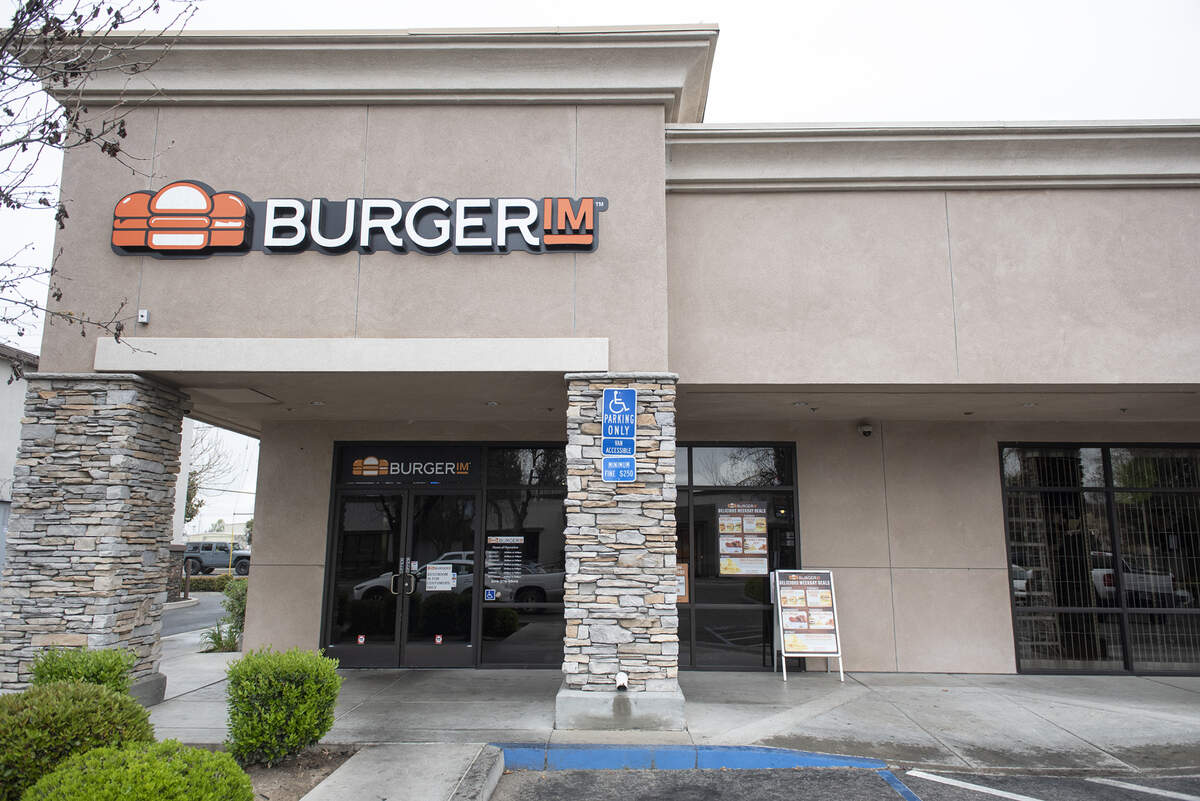 Burgerim restaurant on Carpenter Road in Modesto, Calif., on Friday, March. 7, 2020.