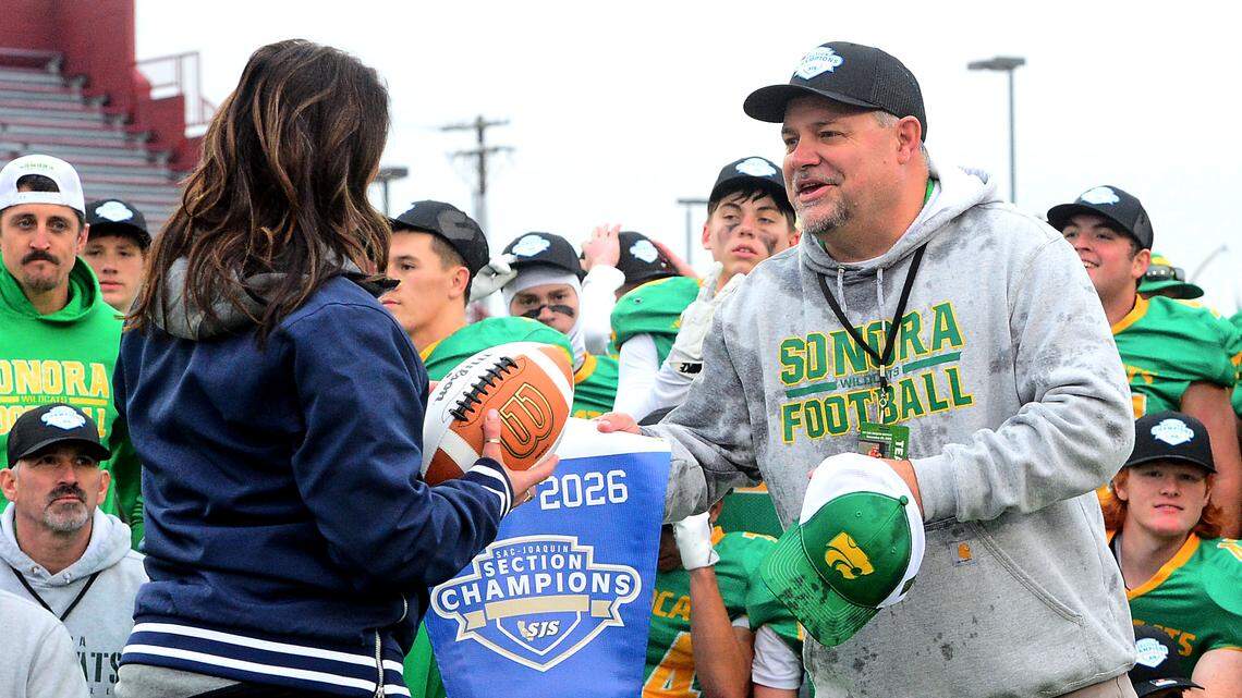 Sonora beats Ripon Christian to move to 13-0, repeats as Sac-Joaquin Section champ