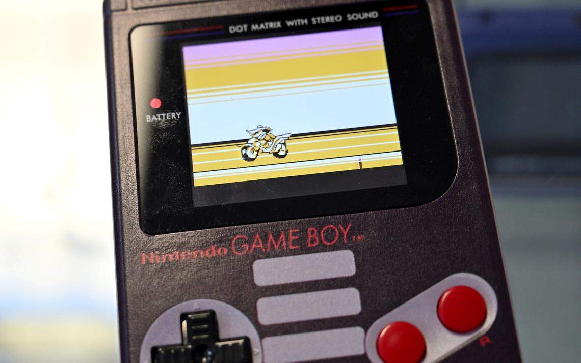 Vintage Nintendo Game Boy game at Laughing Crow Collectibles in Modesto, Calif., Thursday, May 2, 2024.