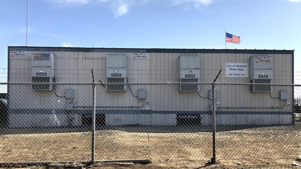 The City of Modesto has paid $427,000 in rental fees for a modular trailer for the past 15 years at 236 Codoni Avenue in east Modesto, Calif. The work site houses some of the city’s water division construction employees, equipment and vehicles.