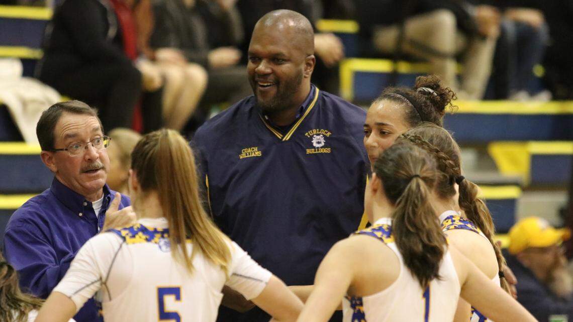 Turlock High School basketball coach John Williams is pictured in 2018. Williams, 48, died Friday, Dec. 29, 2023, from injuries suffered in a car crash.
