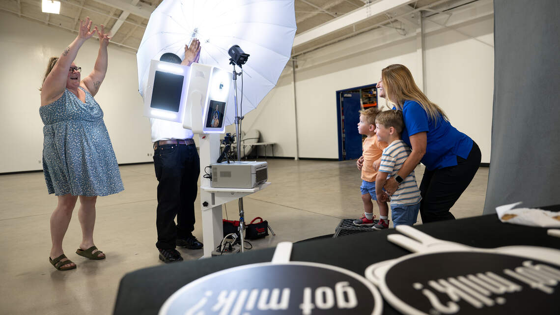 Modesto plant honors 125 years of Crystal brand. With milk mustaches, of course