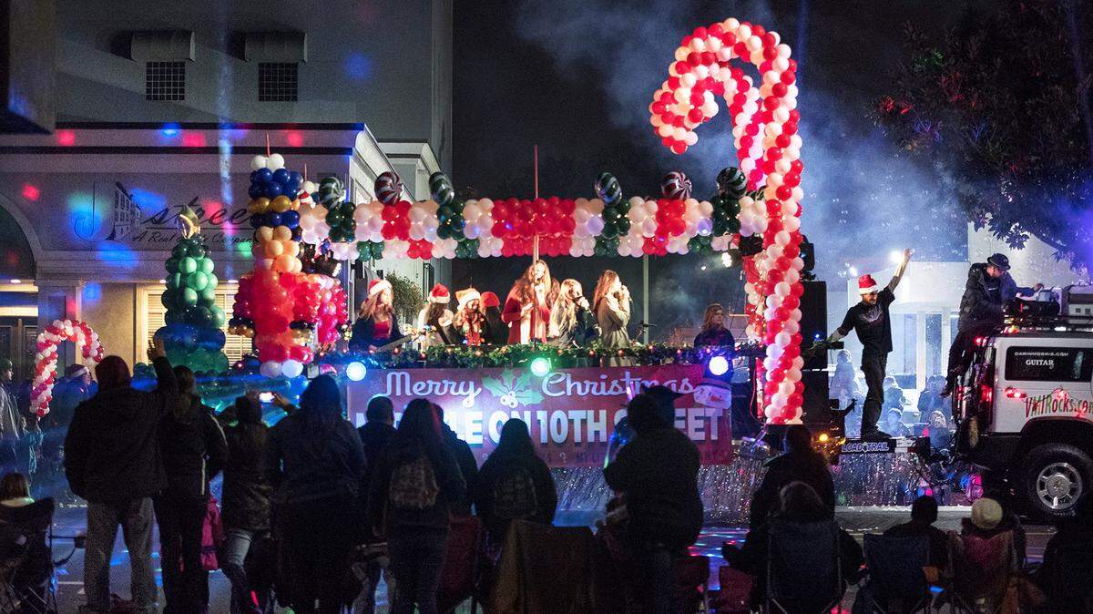 A look at a past year’s Celebration of Lights parade in Modesto.