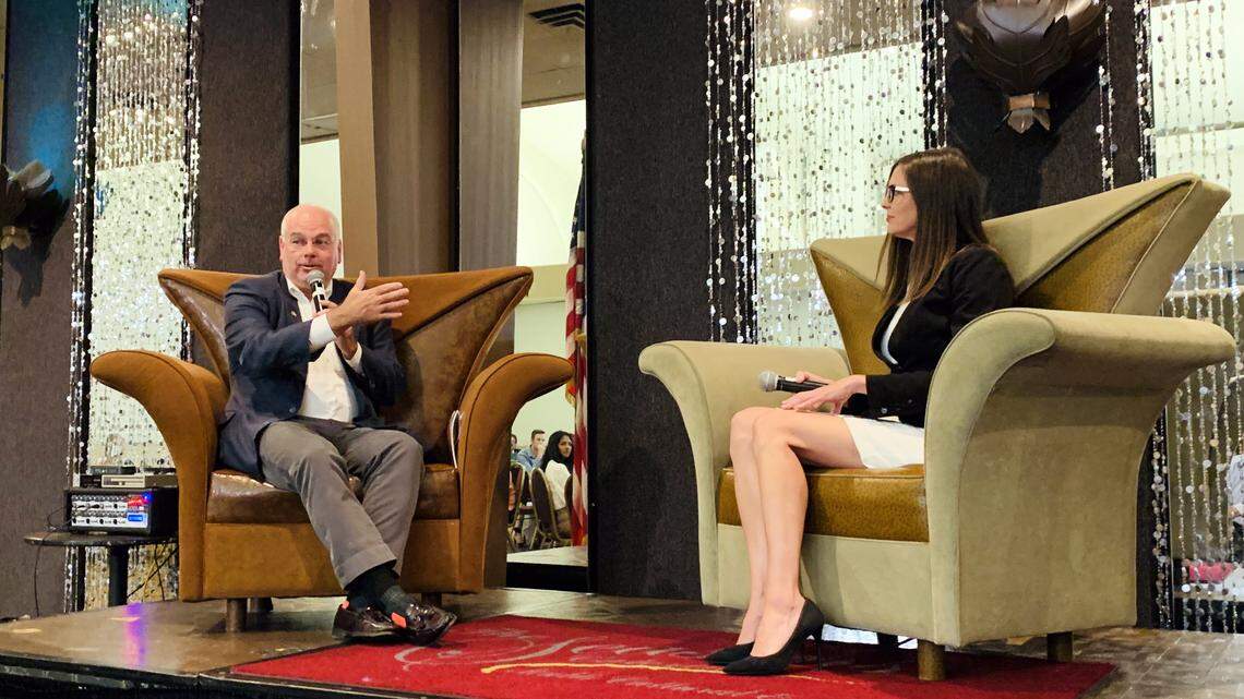 Lenny Mendonca and Kristin Olsen