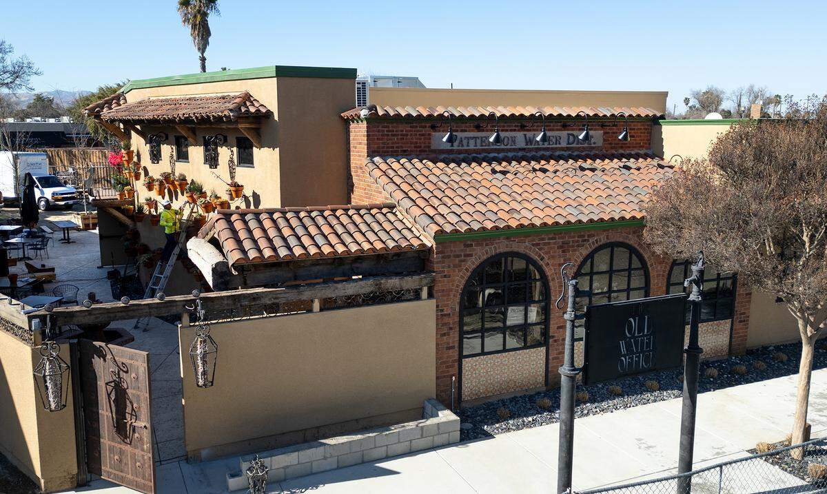 The Old Water Office restaurant on Del Puerto Avenue in Patterson, Monday, Jan. 27, 2025.