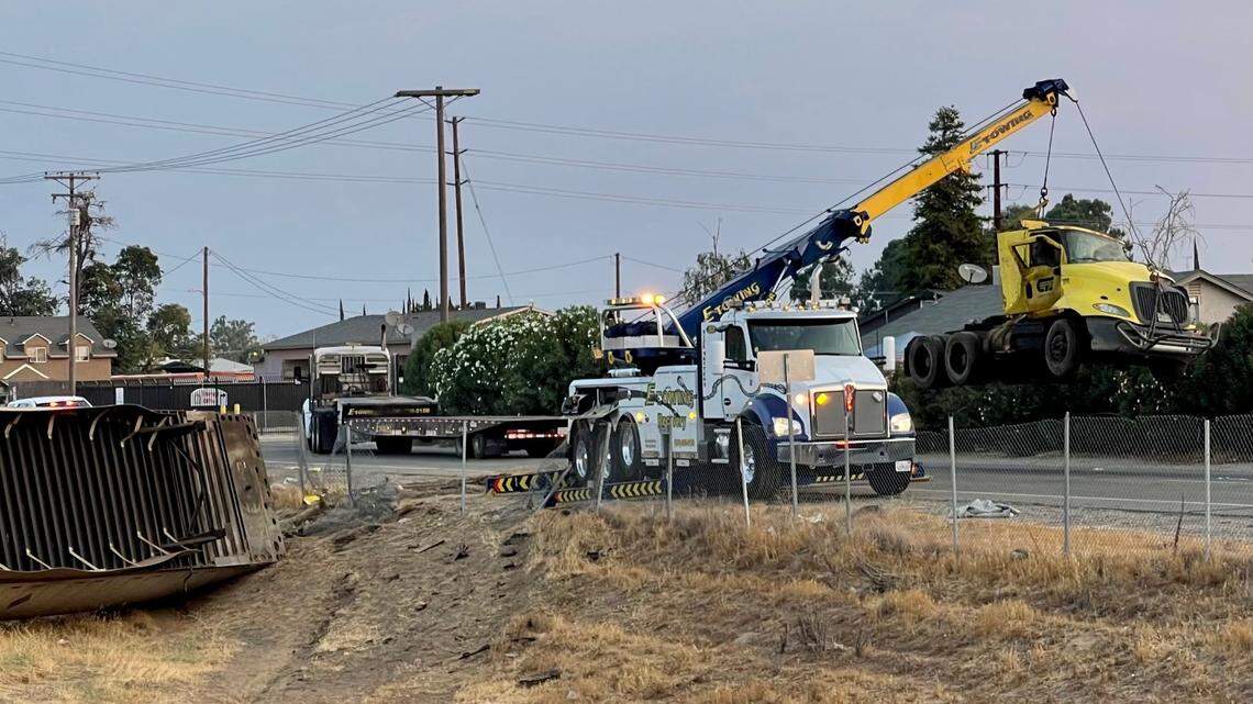 A Sacramento man died in a big rig collision on Highway 99 on Friday, Aug. 13, 2021.