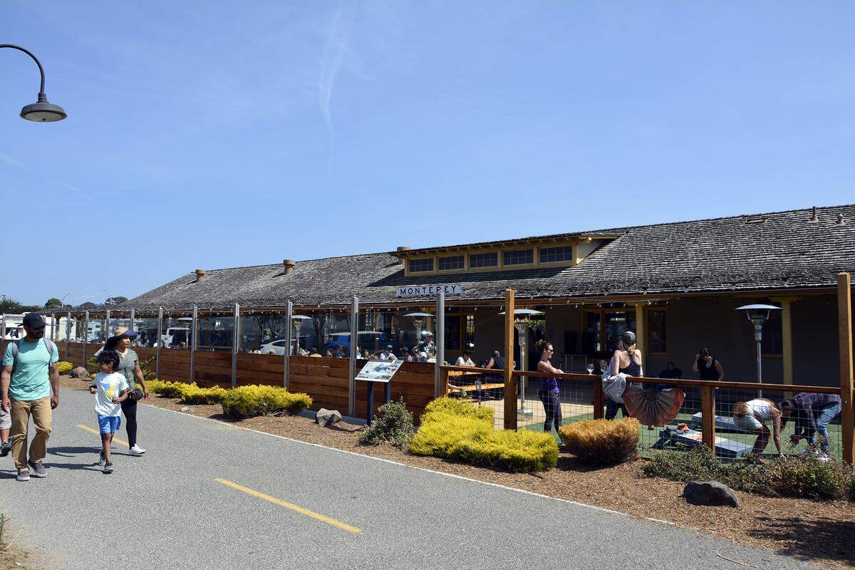 The back of the new Dust Bowl Brewing Co. taproom in Monterey, Calif. on July 6, 2019. 