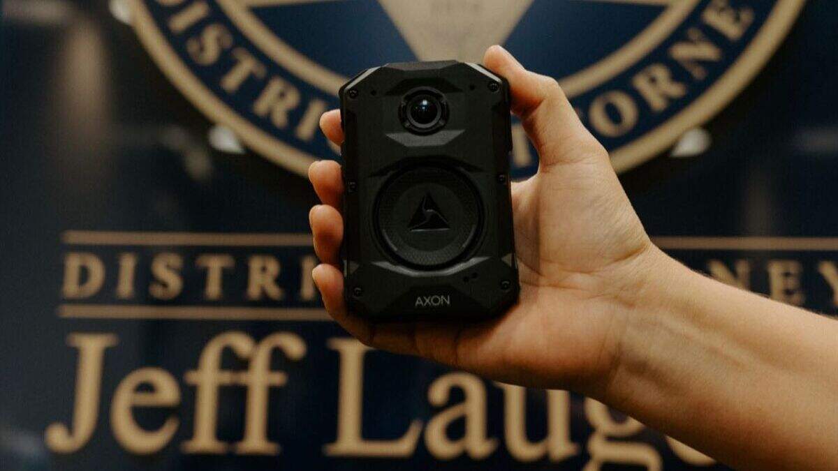 A photo of a body camera purchased by the Stanislaus County District Attorney’s Office for its investigators, published on its Facebook page on Sept. 08, 2025.