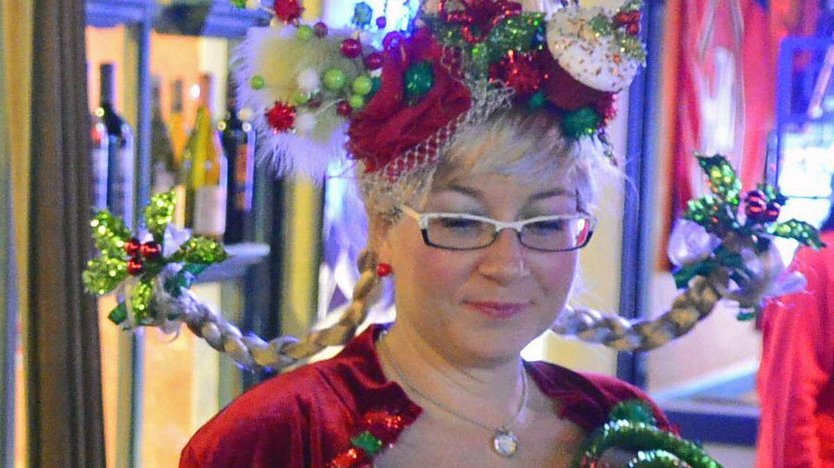 Aimee Crawford seen here in 2014 during a Santa Pub Crawl, was found deceased in a home near Oakdale, Calif. on May 1st, of this year. William Schendel of Modesto has been charged with her murder.