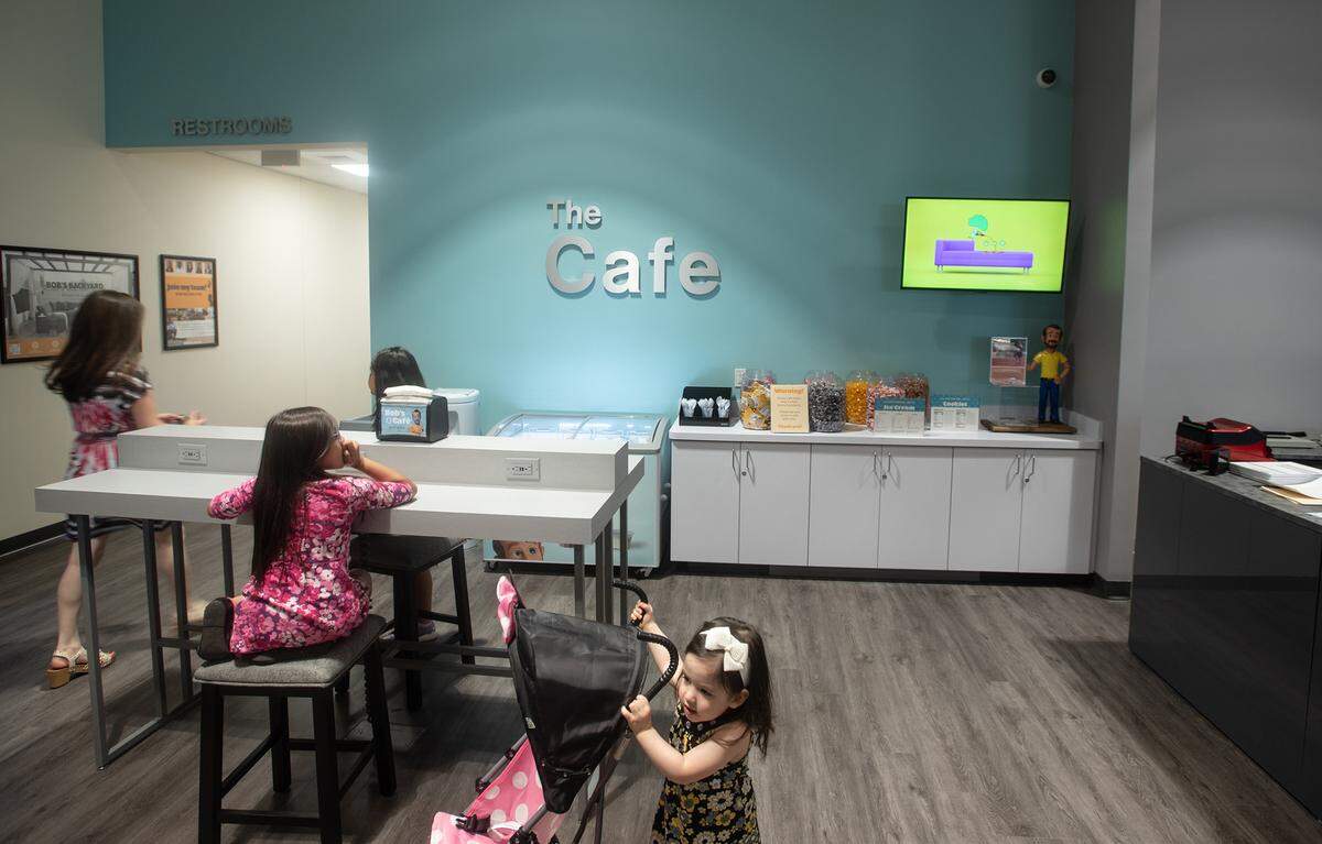 Every Bob’s Furniture store has a cafe for customers in Modesto Calif., on Friday, May 27, 2022.