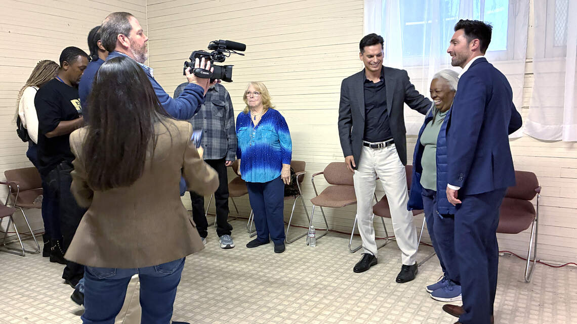 What gubernatorial candidate had to say in small Stanislaus County community