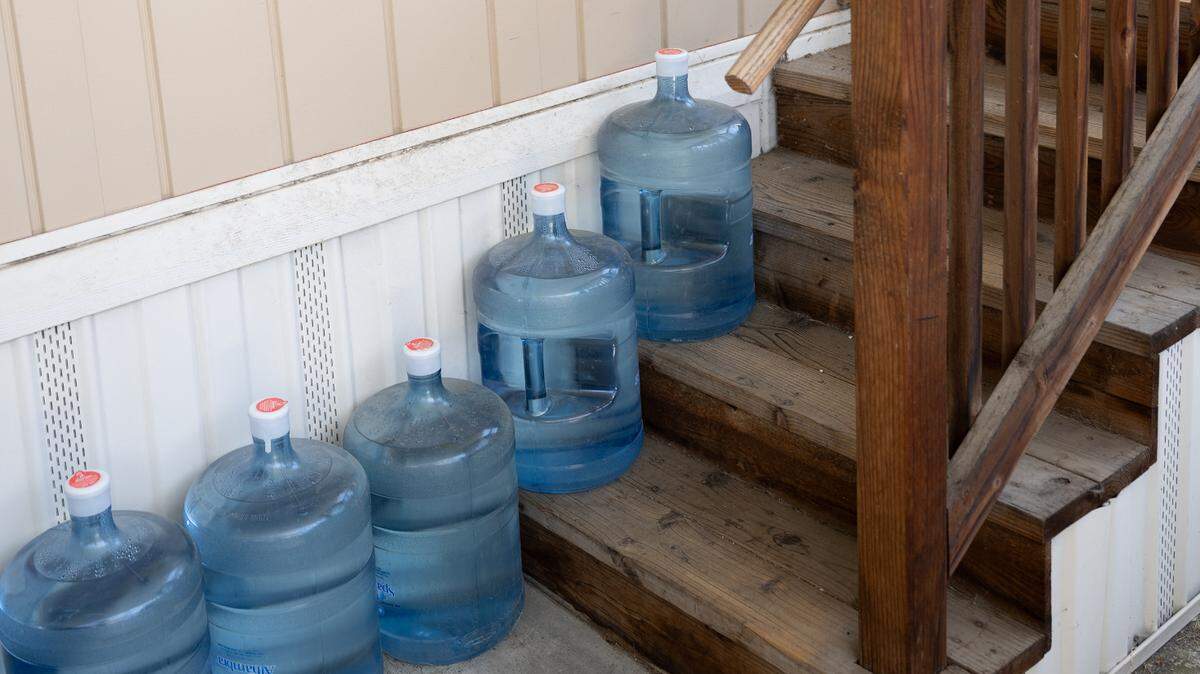 Residents of Riverview Mobile Home Estates are delivered free state-funded drinking water because of issues with their drinking water.