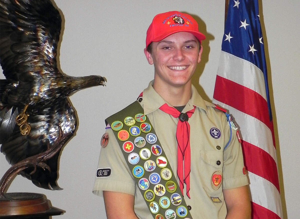 Tyler Schripsema is pictured at his Boys Scout Eagle court of honor for Modesto Troop 49. Schripsema, a 23-year-old Modesto man died after an apparent swimming accident on Sunday May 27, 2018, in Lake San Antonio in Bradley, a community in Monterey County.