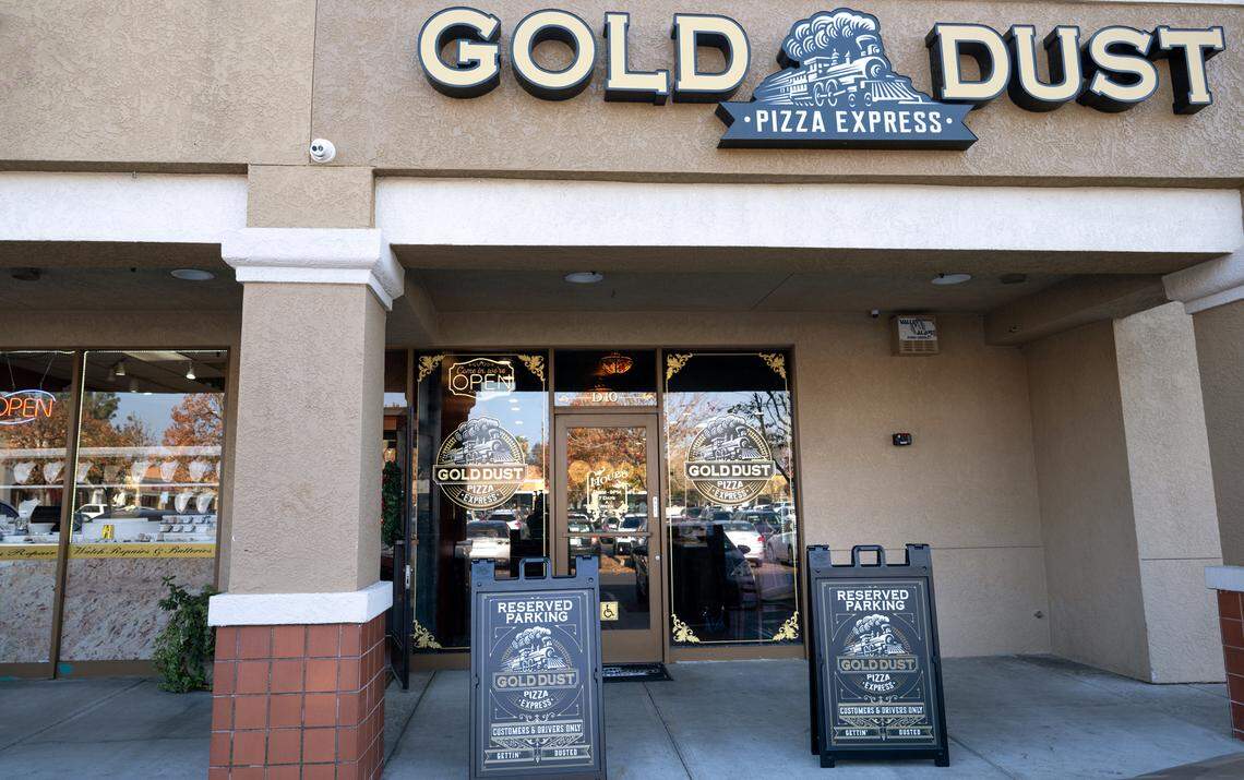 Gold Dust Pizza Express in the Marshall’s Center on McHenry Avenue in Modesto, Thursday, Dec. 5, 2024.