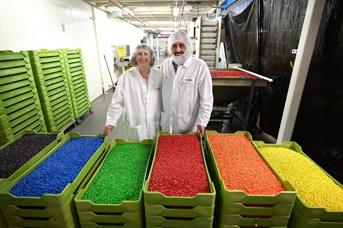 Margie and Ron Sconza at Sconza Chocolates in Oakdale , Calif., Thursday, May 30, 2024.