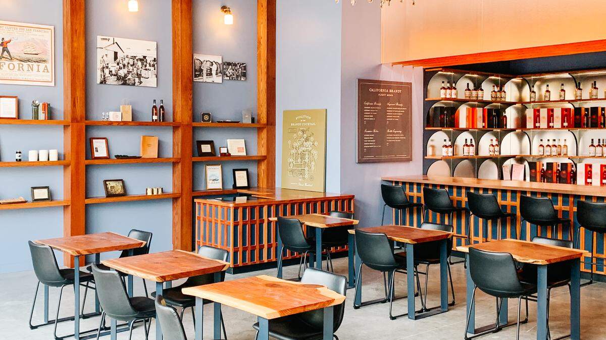 E.&J. Gallo Winery are opening California Brandy House, a premium brandy tasting room, in downtown Napa, Calif.