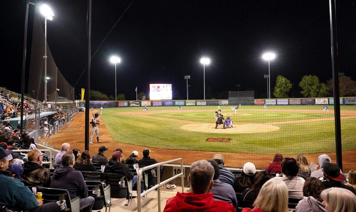 The Modesto Nuts beat the San Jose Giants 6-3 during the opening day game at John Thurman Field in Modesto, Friday, April 4, 2025.
