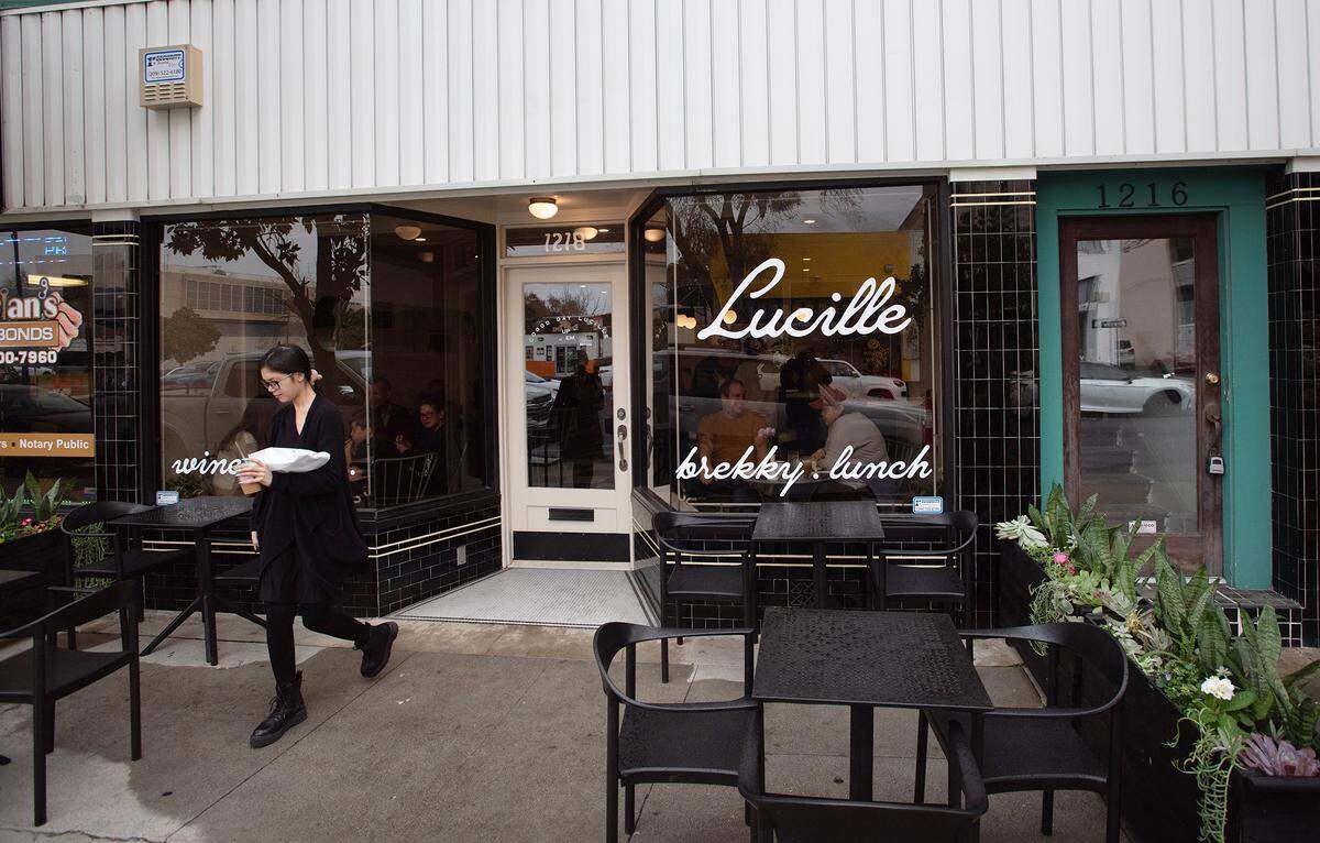 Lucille cafe on H Street in downtown Modesto, Calif., Friday, Feb. 3, 2023.