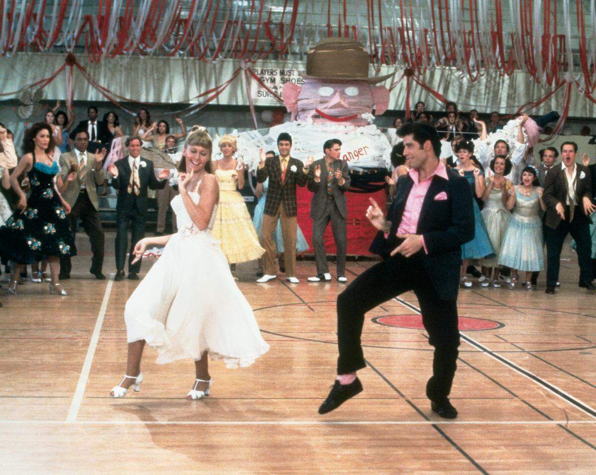 Olivia Newton-John and John Travolta in ‘Grease.’ Paramount Pictures