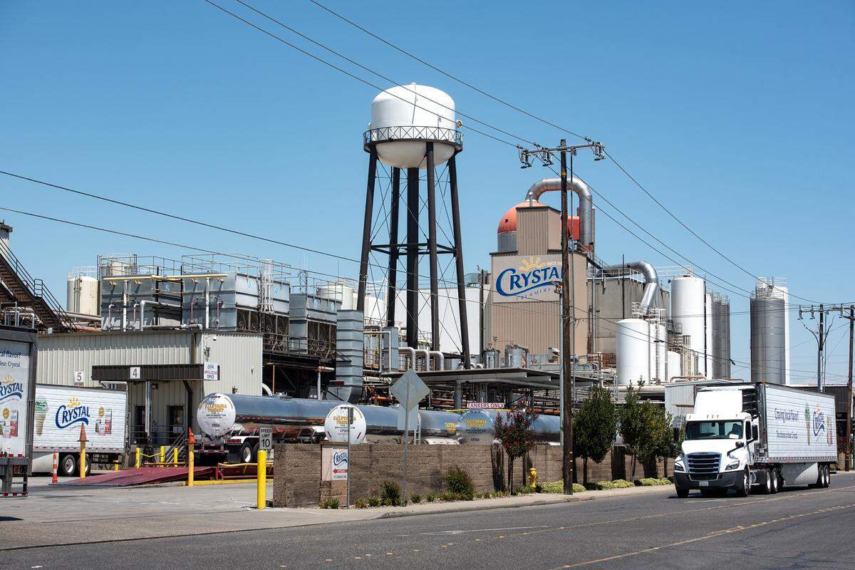 Crystal Creamery in Modesto, Calif., on Thursday, July 23, 2020. 