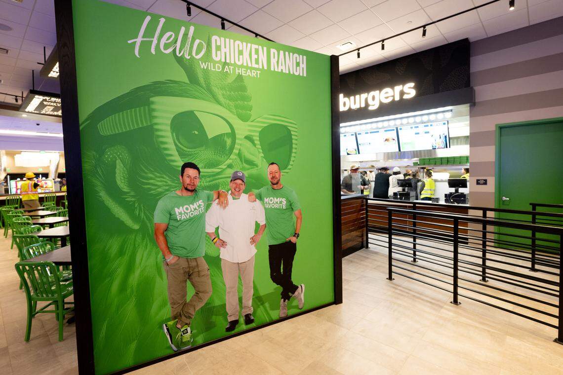 Quick eats can be found at Wahlburgers inside the gaming floor at Chicken Ranch Casino Resort in Jamestown, Calif., Tuesday, July 2, 2024.