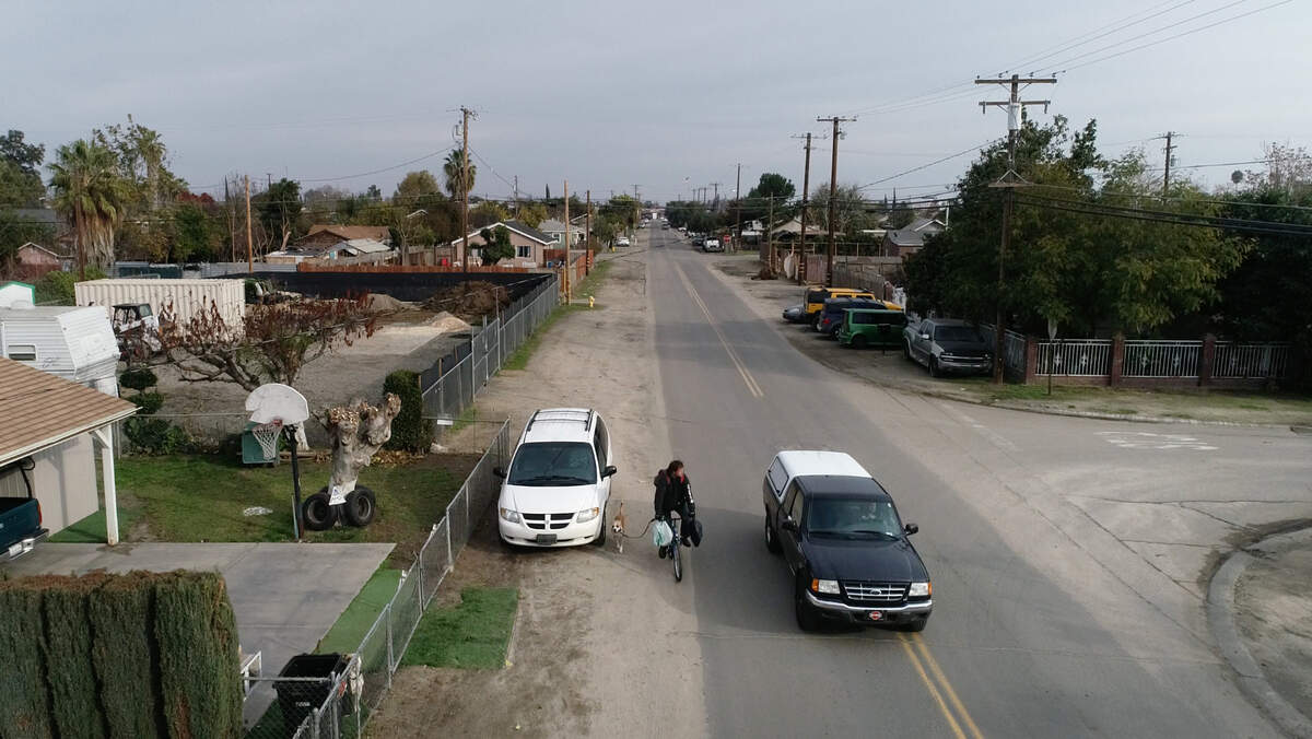Butte Avenue looking toward Crows Landing Road in Modesto, Calif., Thursday, Dec. 8, 2022. A $2.38 million state grant will pay for sidewalks on three streets in south Modesto. The work will be mainly on Glenn and Butte avenues between Crows Landing Road and Las Vegas Street.