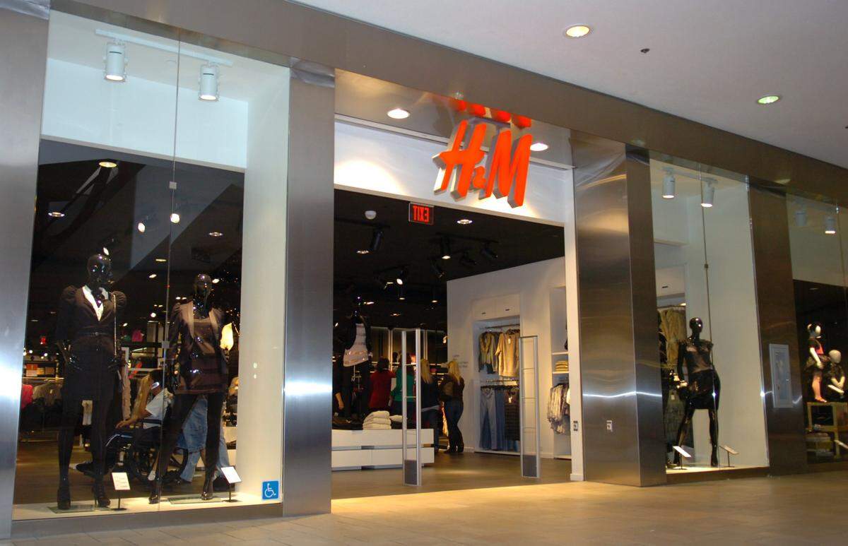 H&M inside the Vintage Faire Mall. shown shortly after its 2009 opening.