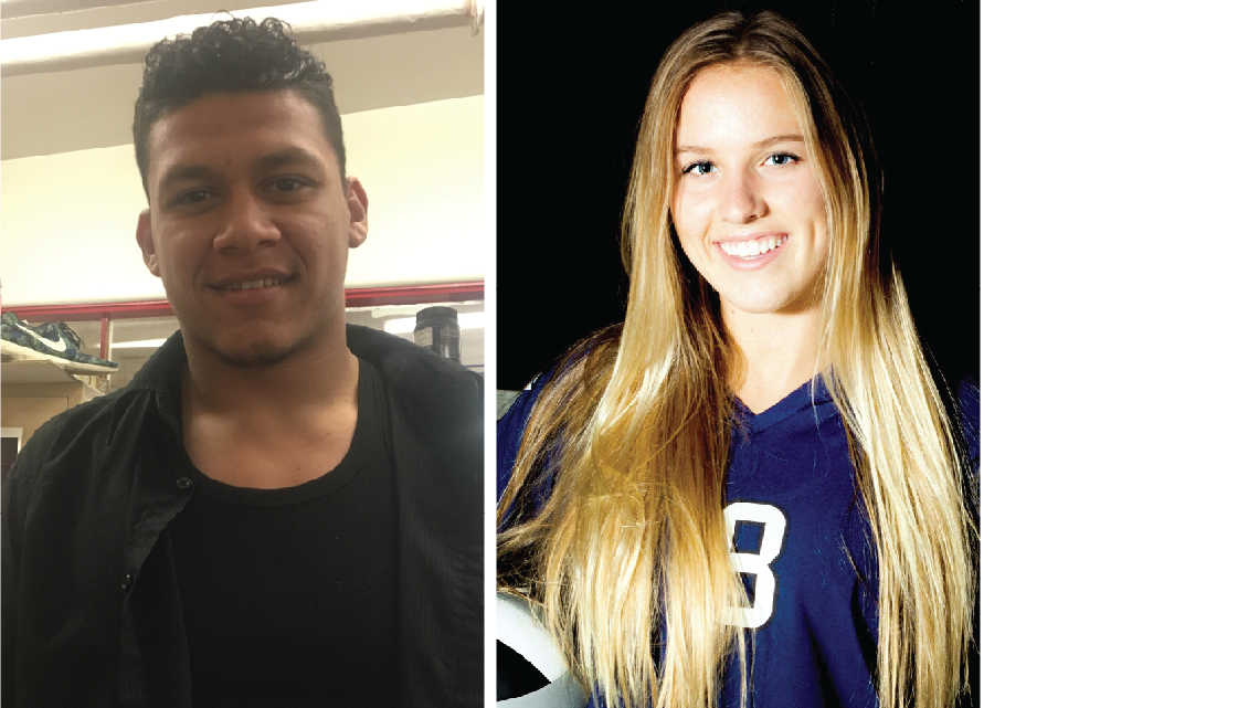 Ronnie Reyes, Chowchilla; Ellie Ann Vander Dussen, Stone Ridge Christian