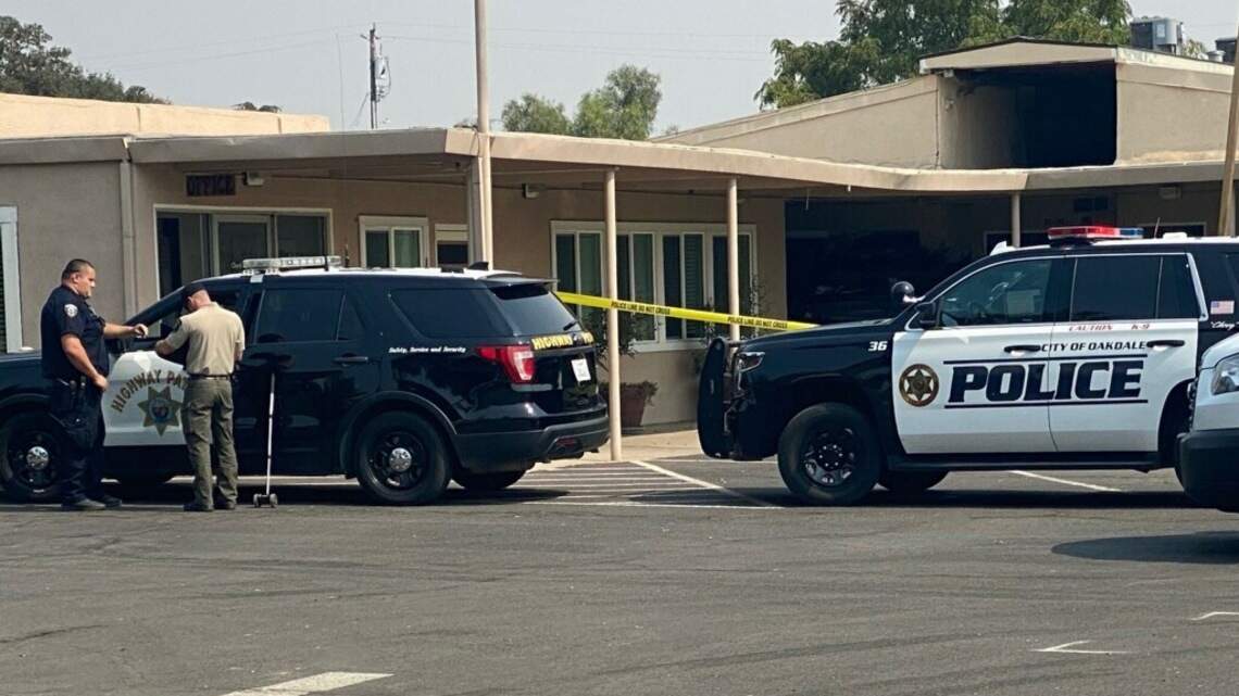 Pickup truck strikes pedestrian, then building in fatal crash at Oakdale church