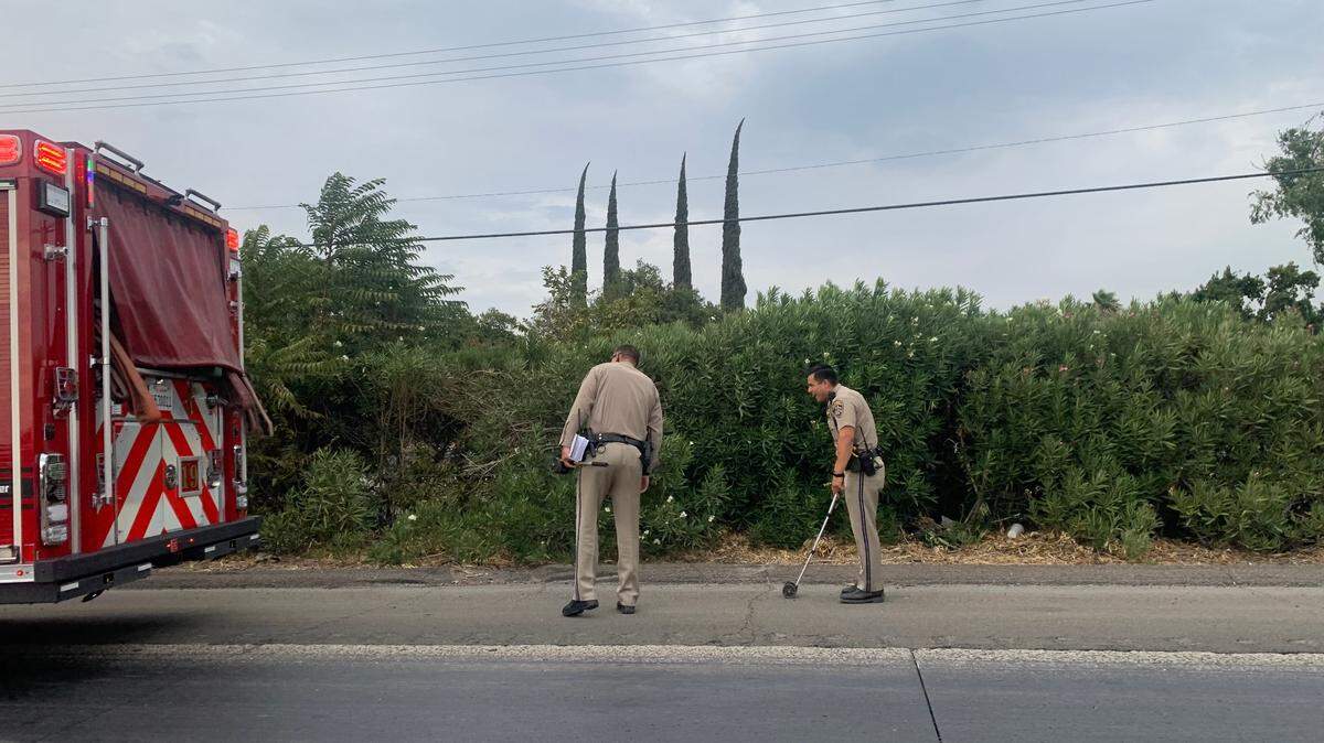 The CHP investigates a fatal incident on northbound Highway 99 on Saturday, Sept. 10.
