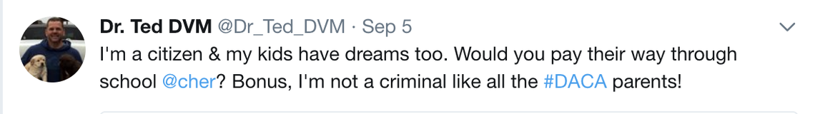 Tweet on Ted Howze page