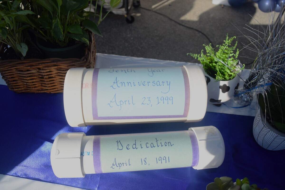Time capsules from 1991 and 1999 were opened at Bernard Hughes Elementary School on Oct. 18, 2024.