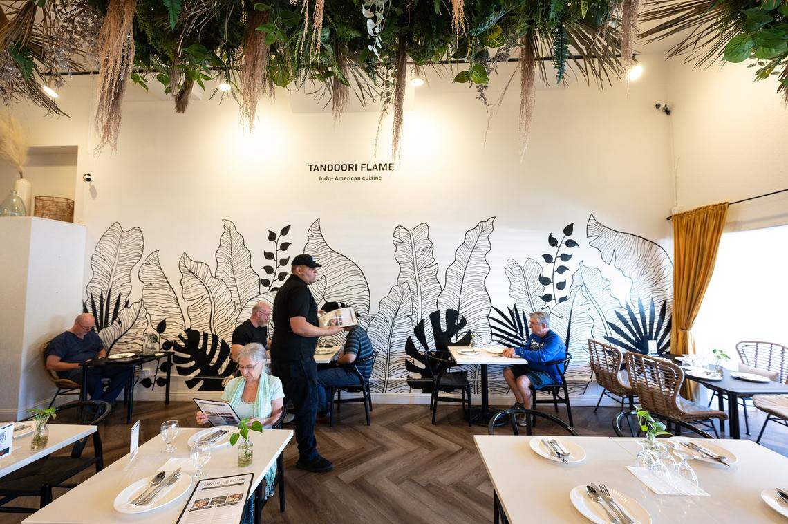 Tandoori Flame restaurant on 10th Street in Modesto, Calif., Wednesday, Sept. 27, 2023.